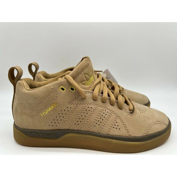 Adidas Men's Tyshawn Jones Shoes H04928 Cardboard Gold Metallic Size US 7 NIB - Picture 1 of 12